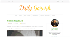 Desktop Screenshot of dailygarnish.com